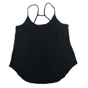 Chaser Strappy Back Cami Tank Top Women's Size XS Black Sleeveless Shirt